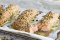 Salmone in crosta di pistacchio
